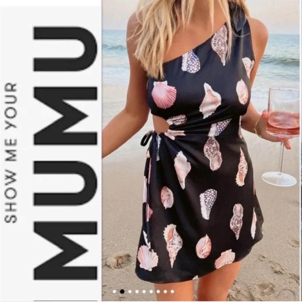 Show Me Your MuMu Black Mini Dress